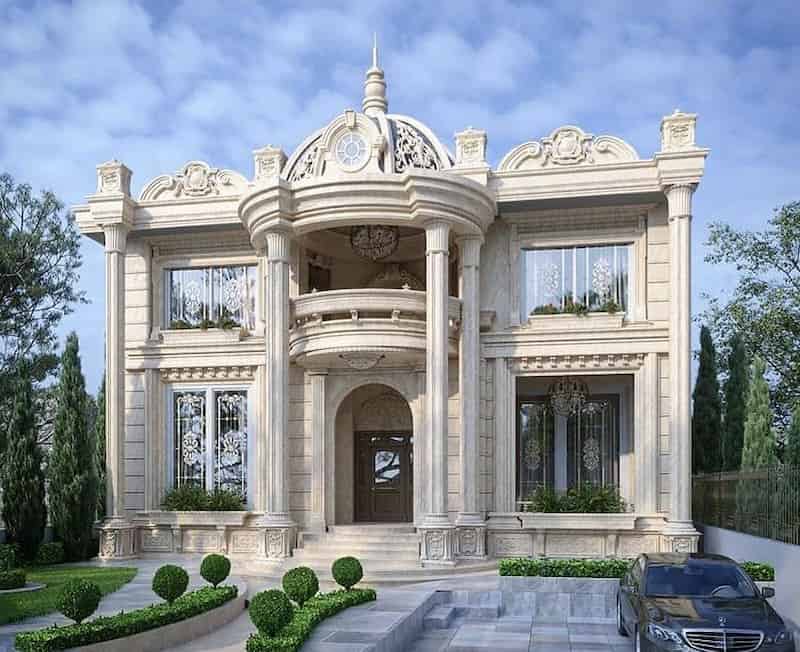 تصویر 2 از سنگ تراورتن نما ساختمان با زیبایی طبیعی و ماندگار